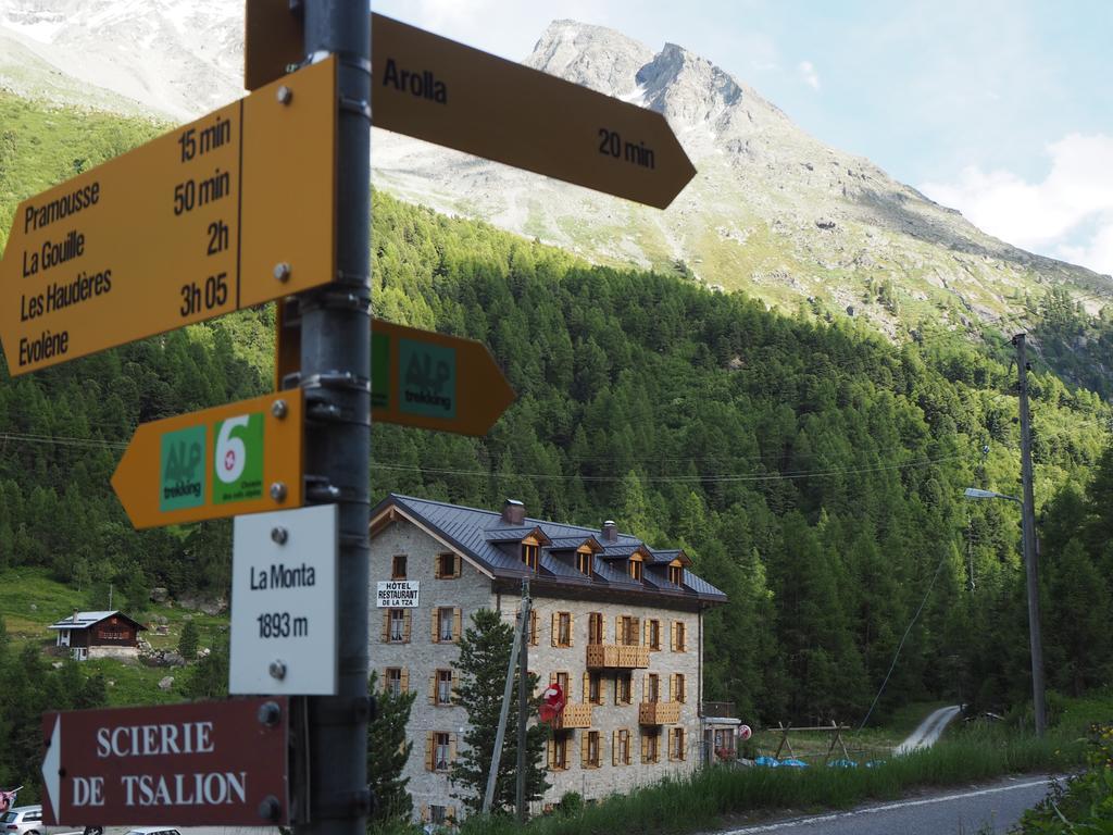 Hotel Aiguille de La Tza à Arolla Extérieur photo